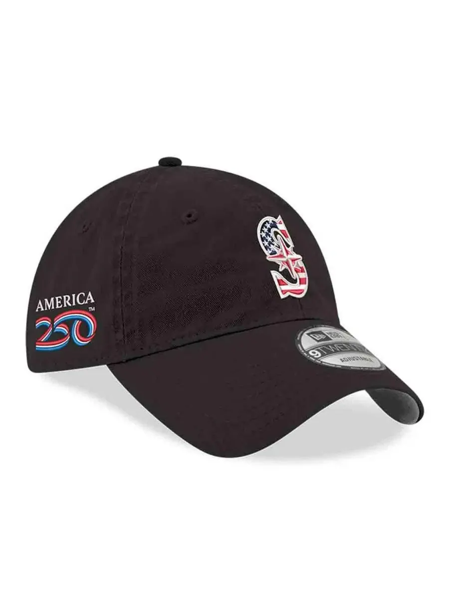 Бейсболка с вышивкой America 250 New Era — изображение 1 из 4, черный