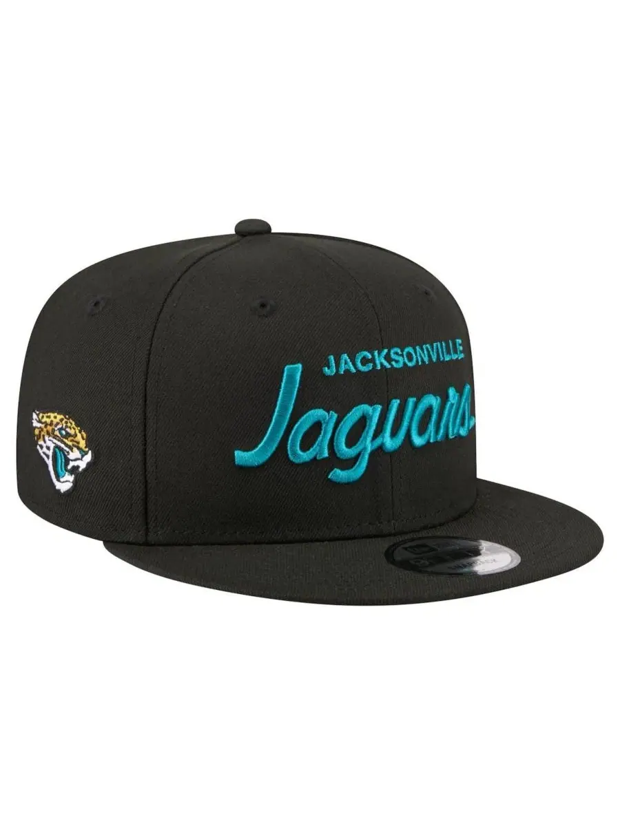 Кепка-снапбек New Era Core Team Script 9FIFTY, Jacksonville Jaguars — изображение 4 из 5, черный