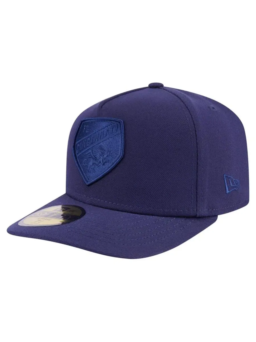 New Era Мужская кепка FC Cincinnati Color Pack A-Frame 59FIFTY темно-синего цвета — изображение 1 из 5, темно-синий
