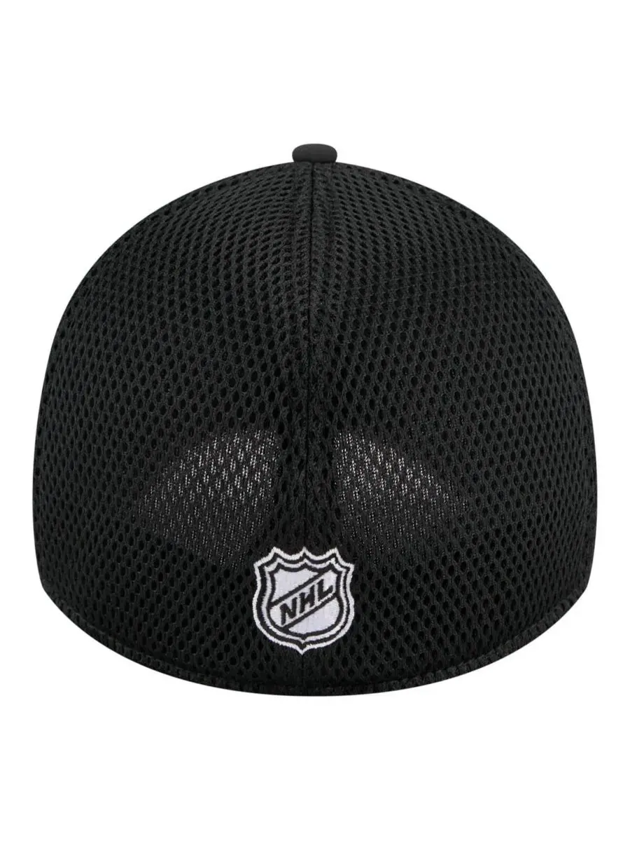 Мужская черная кепка Pittsburgh Penguins с логотипом 39THIRTY Flex New Era — изображение 4 из 5, черный