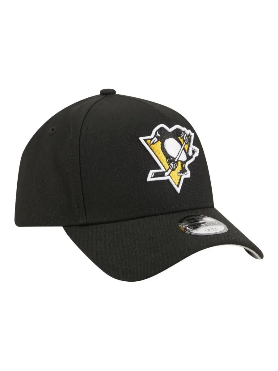 Большая черная регулируемая бейсболка Pittsburgh Penguins 9FORTY A-Frame для мальчиков и девочек — изображение 3 из 5, черный
