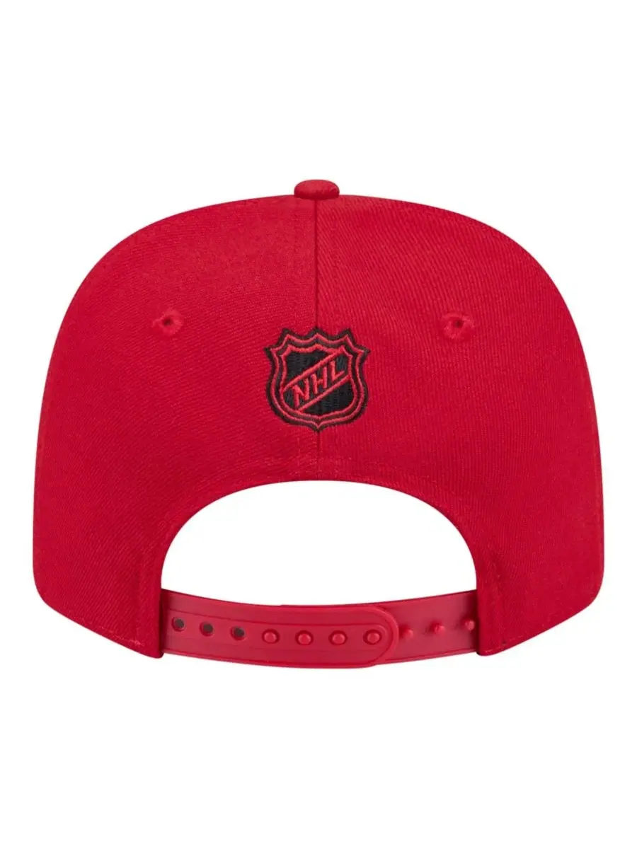 Кепка с вышитым логотипом Carolina Hurricanes New Era — изображение 3 из 5, красный