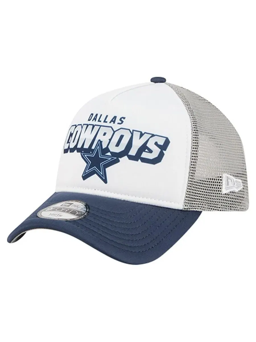 Кепка с эмблемой Dallas Cowboys New Era — изображение 1 из 5, белый темно-синий