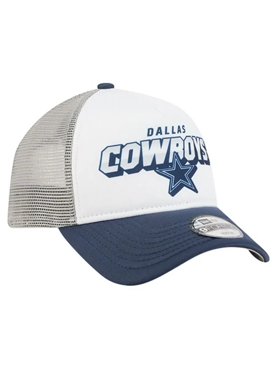 Кепка с эмблемой Dallas Cowboys New Era — изображение 3 из 5, белый темно-синий