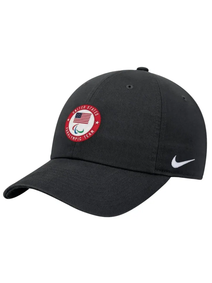 Кепка с регулируемым ремешком U.S. Paralympics Club Nike — изображение 1 из 3, черный