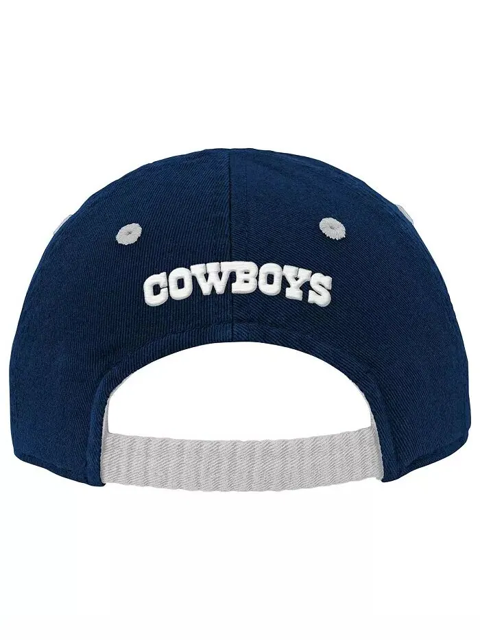 Младенцы мальчики и девочки темно-синяя шапка Dallas Cowboys Team Slouch Flex Outerstuff — изображение 3 из 3