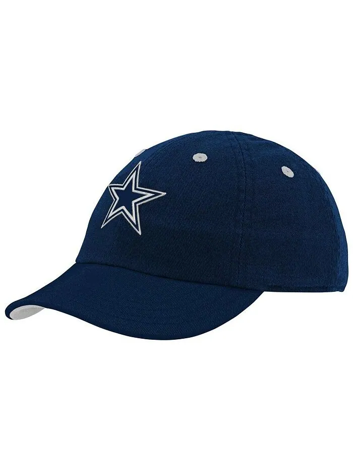 Темно-синяя гибкая шляпа Dallas Cowboys Team для мальчиков и девочек с напуском Outerstuff — изображение 1 из 3, темно-синий
