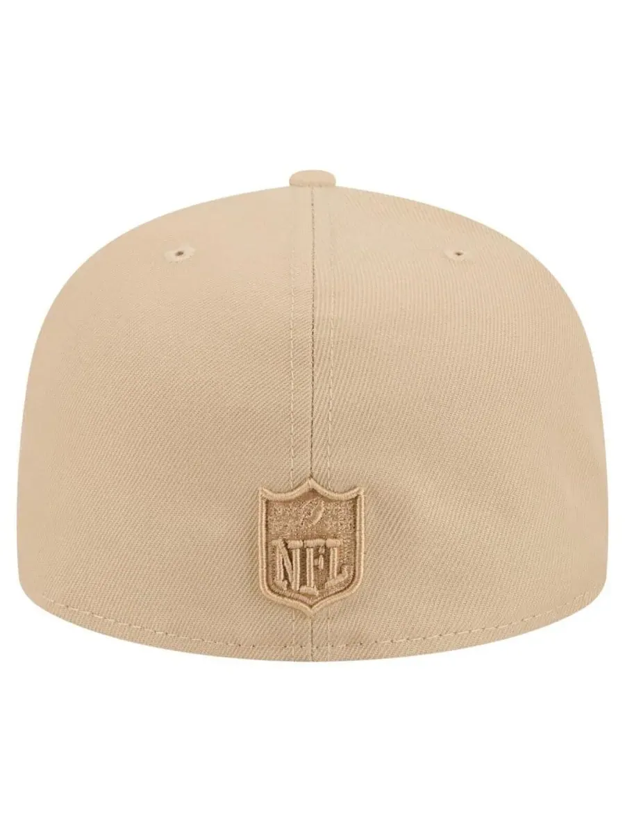 New Era Мужская светло-бежевая кепка Buffalo Bills Color Pack A-Frame 59FIFTY Fitted Hat — изображение 2 из 4
