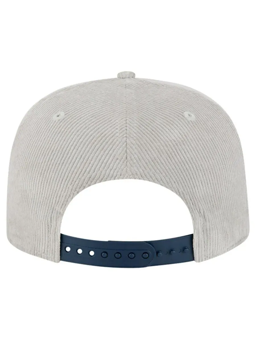 New Era Мужская серая вельветовая кепка-бейсболка New York Yankees с регулируемой застежкой — изображение 3 из 5, серый
