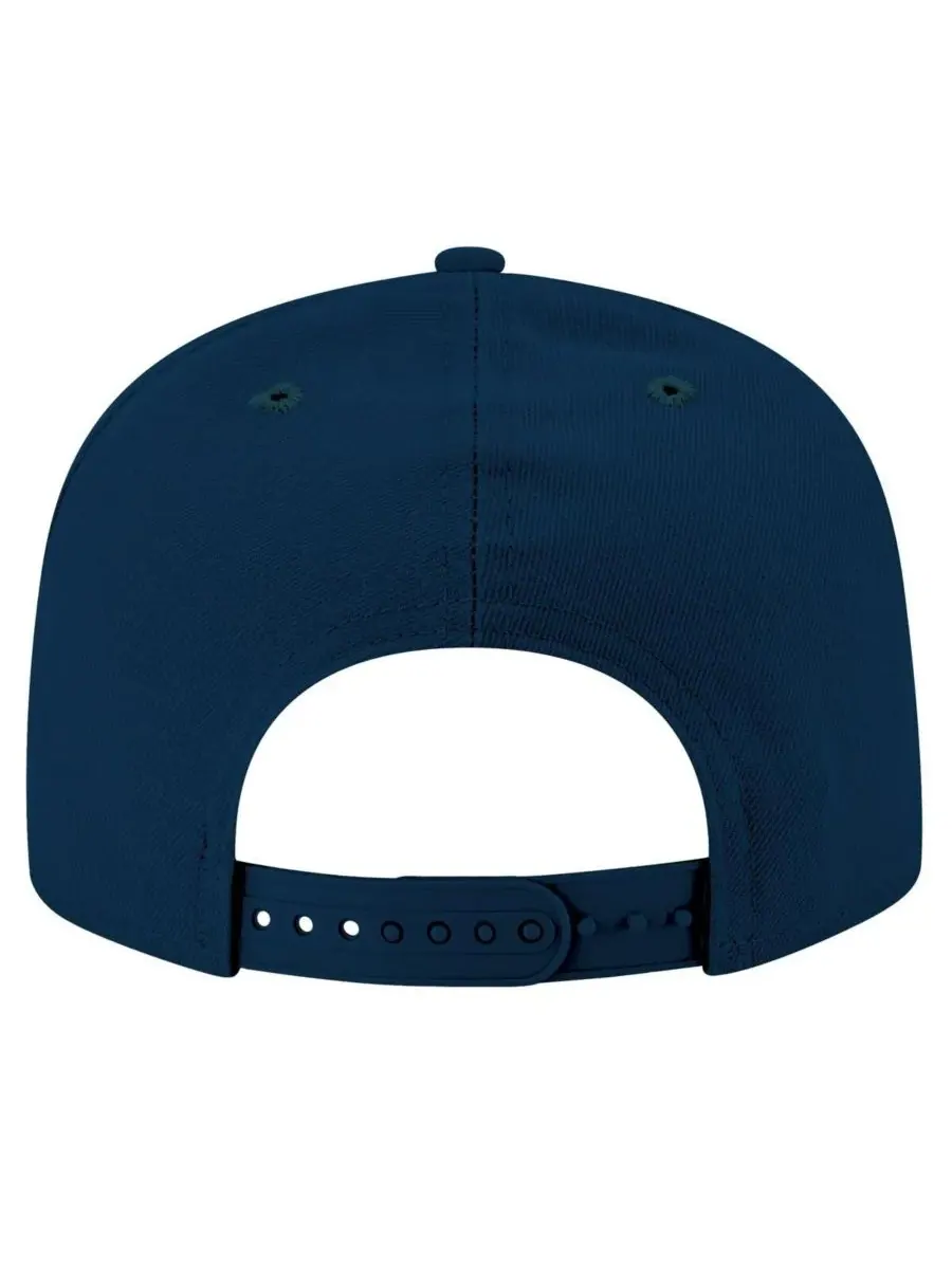 New Era Мужская и женская кепка-бейсболка 9FIFTY с логотипом Indiana Fever — изображение 4 из 4, темно-синий