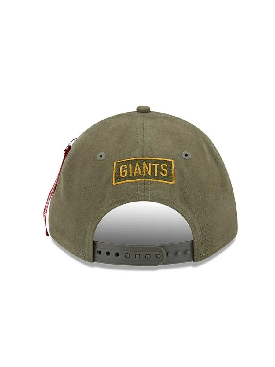 New Era Мужская кепка San Francisco Giants A-Frame 9FORTY с регулируемым размером — изображение 2 из 4, оливковый