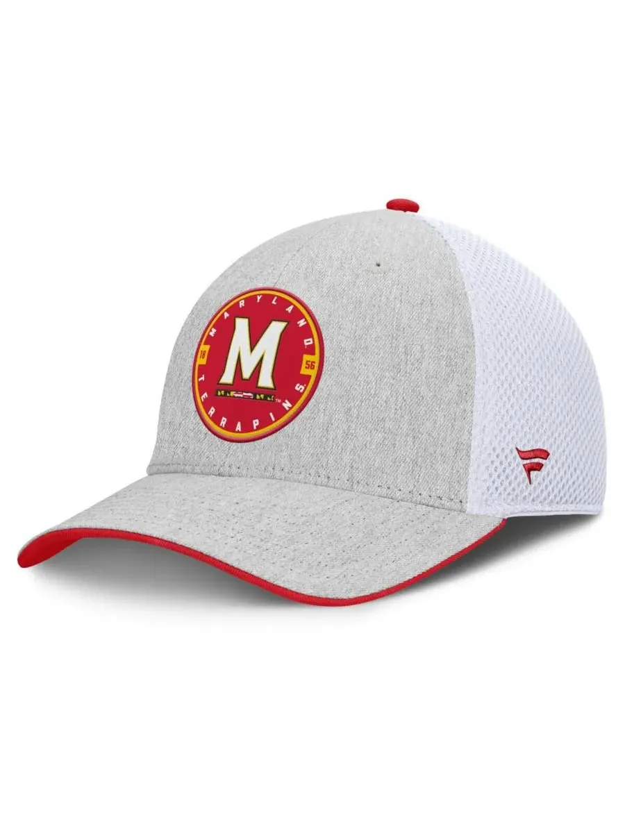 Fanatics Мужская кепка Maryland Terrapins Trigger Flex серо-белого цвета — изображение 1 из 4, серый белый