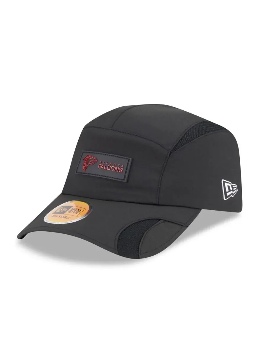 New Era Мужская черная регулируемая кепка Atlanta Falcons 2025 Sideline Runner — изображение 1 из 5, черный