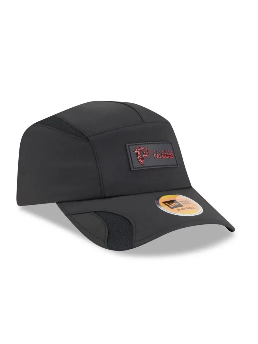 New Era Мужская черная регулируемая кепка Atlanta Falcons 2025 Sideline Runner — изображение 4 из 5, черный