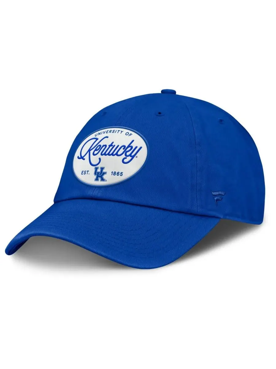 Женская регулируемая бейсболка Royal Kentucky Wildcats Candid Fanatics — изображение 1 из 4, королевский