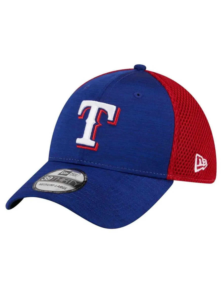 Мужская бейсболка Royal Texas Rangers Neo 39THIRTY Flex New Era — изображение 1 из 4, королевский