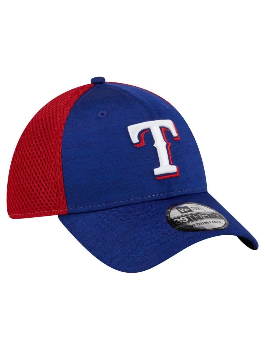 Мужская бейсболка Royal Texas Rangers Neo 39THIRTY Flex New Era — изображение 2 из 4, королевский