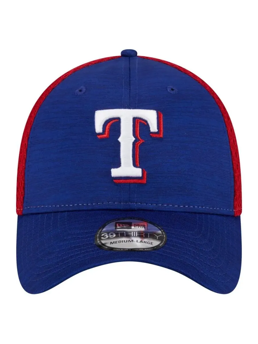 Мужская бейсболка Royal Texas Rangers Neo 39THIRTY Flex New Era — изображение 3 из 4, королевский