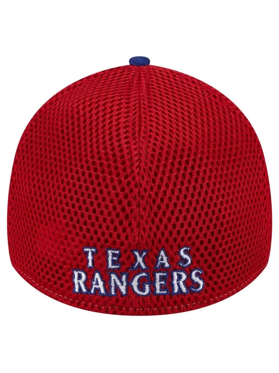 Мужская бейсболка Royal Texas Rangers Neo 39THIRTY Flex New Era — изображение 4 из 4, королевский