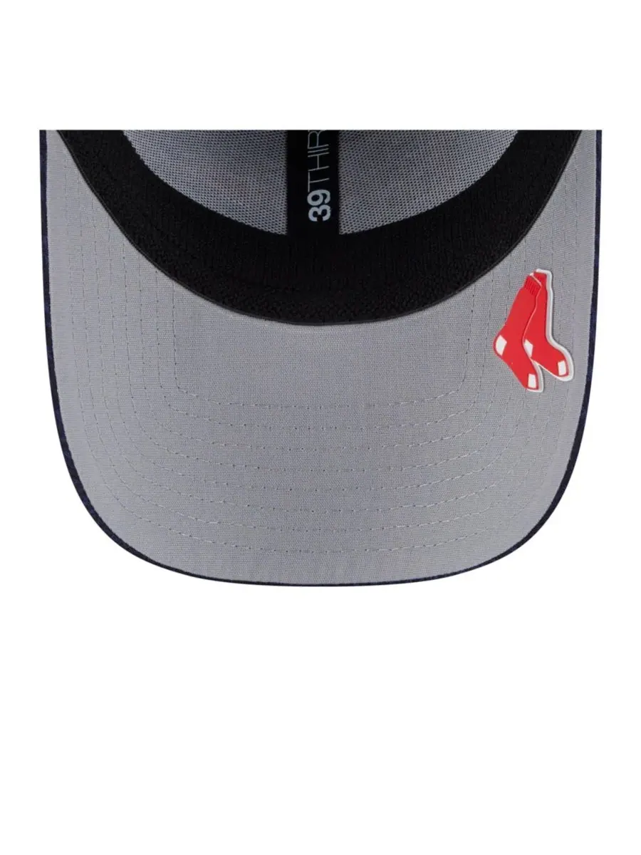 New Era Мужская темно-синяя бейсболка Boston Red Sox 2025 MLB Clubhouse 39THIRTY Flex Hat — изображение 3 из 5, темно-синий