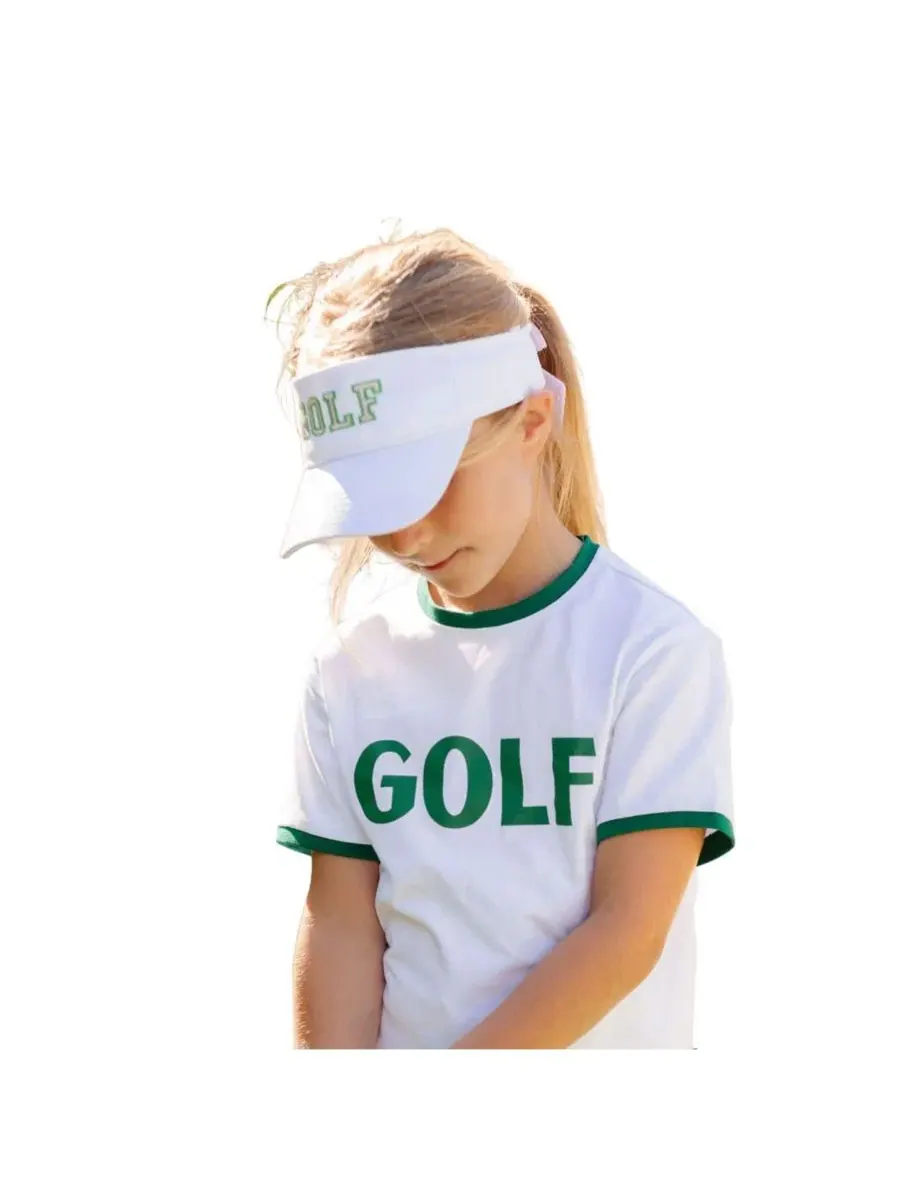 Кепка-визор с бантом Bits & Bows Golf Bow Visor — изображение 2 из 5, белый