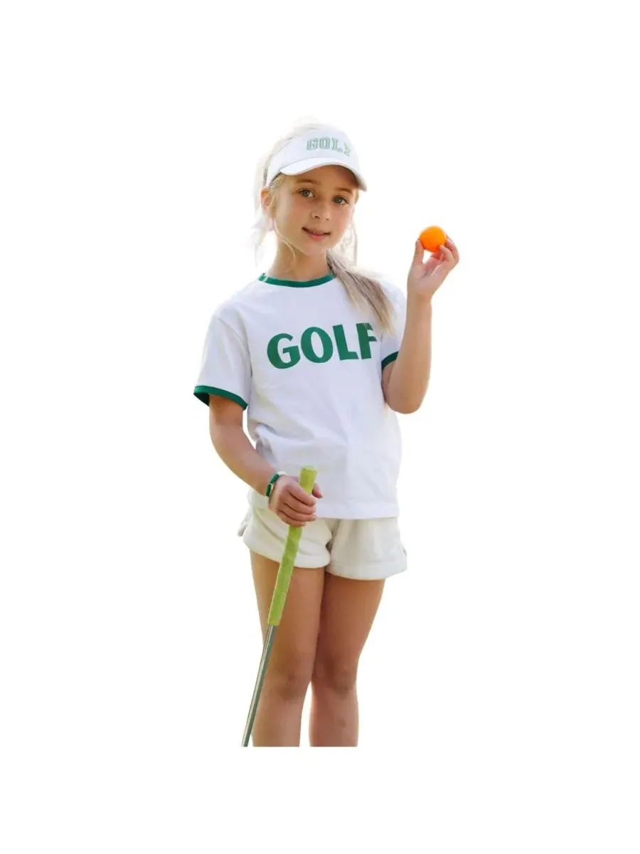 Кепка-визор с бантом Bits & Bows Golf Bow Visor — изображение 3 из 5, белый