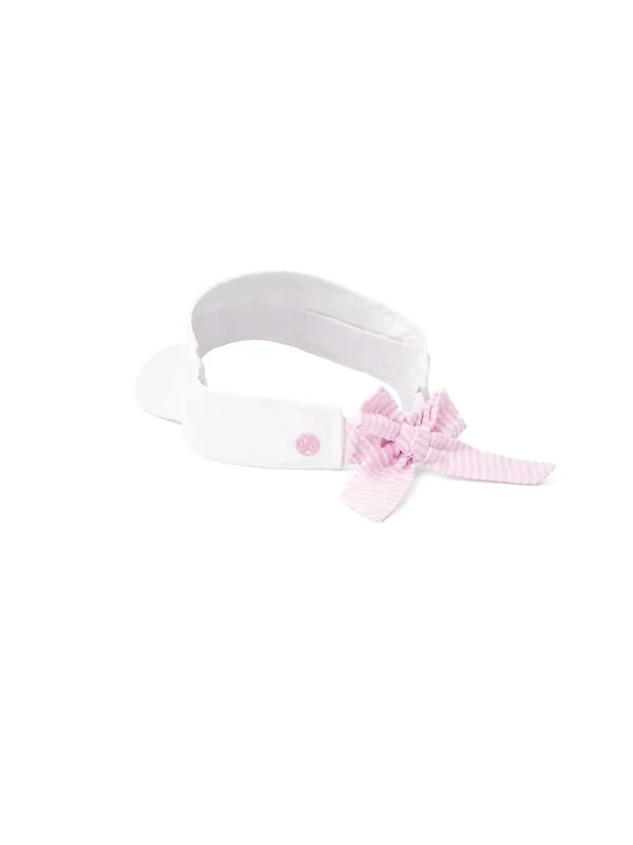 Кепка-визор с бантом Bits & Bows Golf Bow Visor — изображение 4 из 5, белый