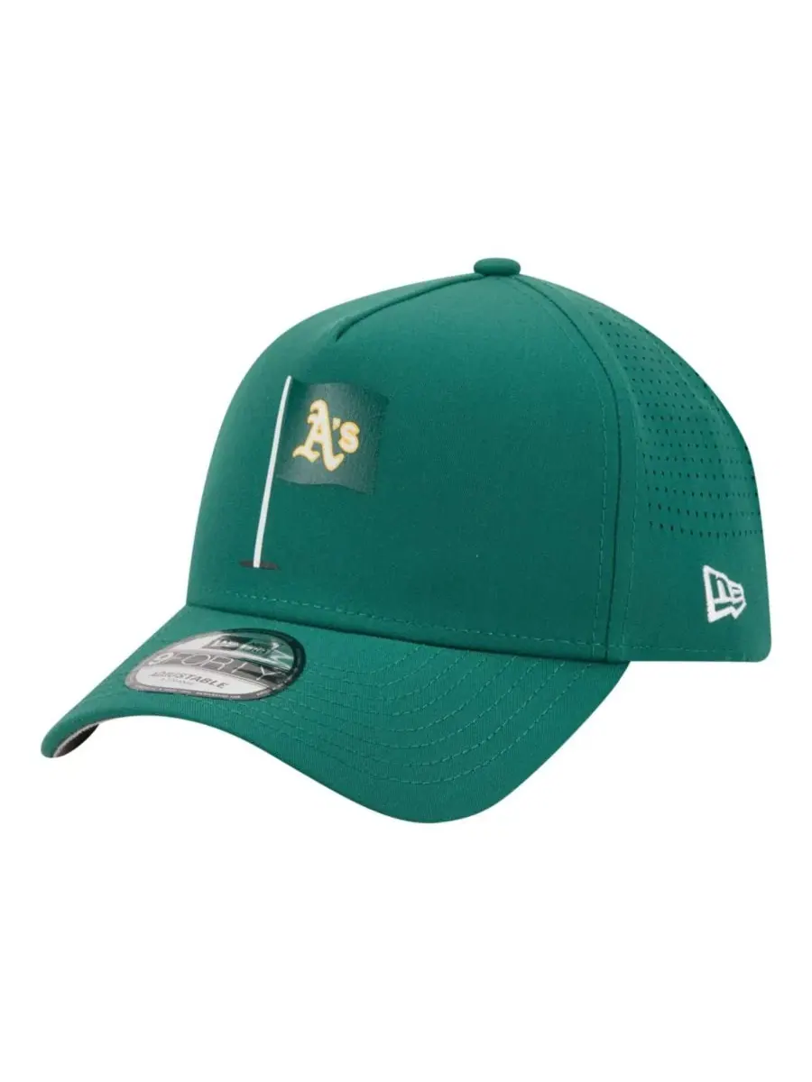 Кепка New Era с козырьком, Athletics Pin Seeker 9FORTY A-Frame — изображение 3 из 5, зеленый