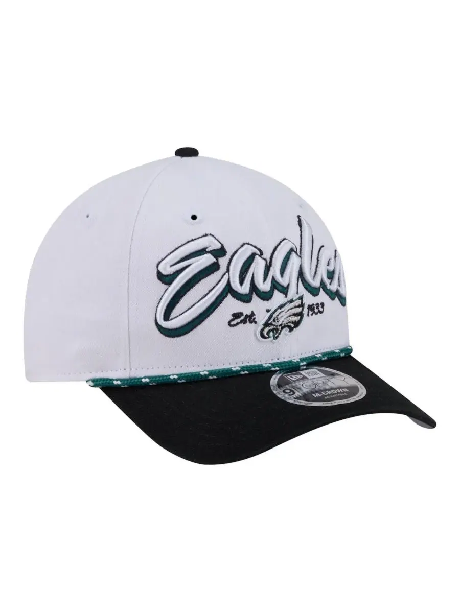 Кепка Philadelphia Eagles New Era Team Loyal A-Frame 9FORTY — изображение 3 из 4, белый