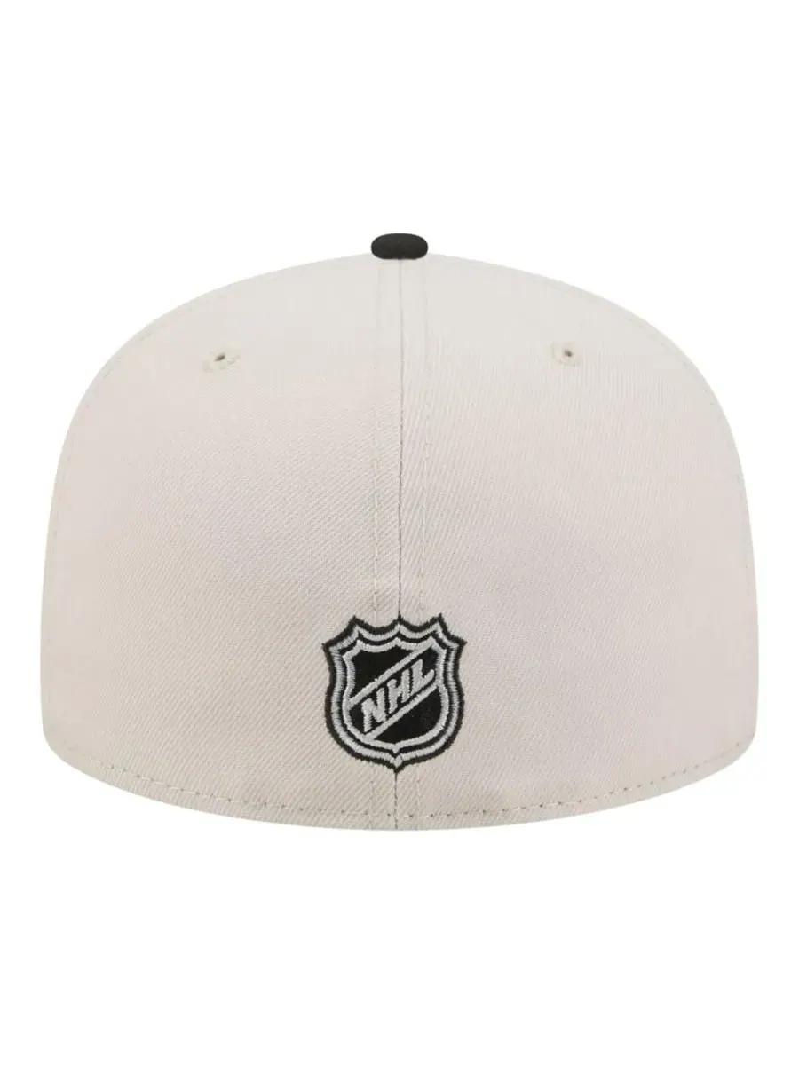 Кепка New Era 59FIFTY с вышивкой, Los Angeles Kings — изображение 3 из 5, бежевый черный