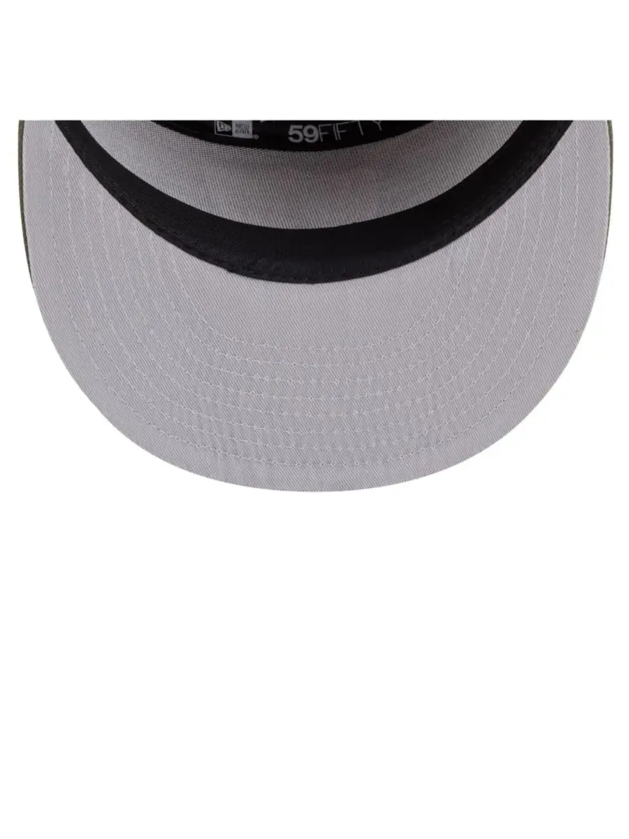 New Era Мужская кепка Las Vegas Raiders Two-Tone Color Pack Split Panel 59FIFTY — изображение 2 из 5, оливковый коричневый