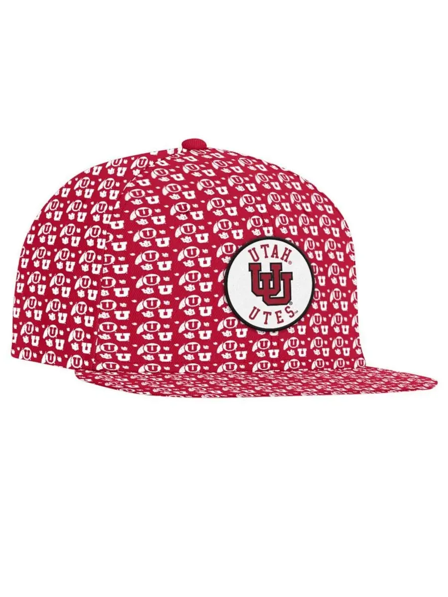Under Armour Мужская красная бейсболка Utah Utes Gameday ArmourFuse Snapback — изображение 3 из 4, красный