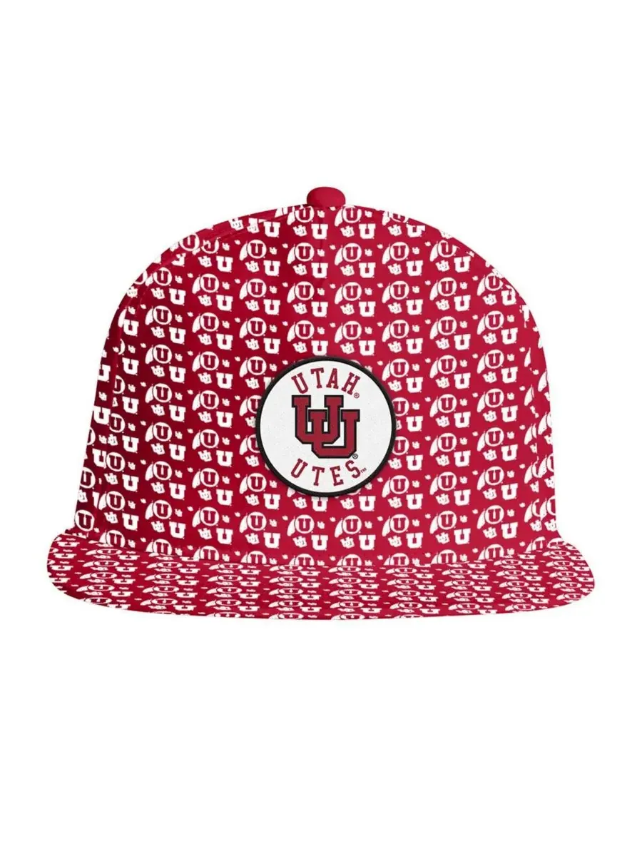Under Armour Мужская красная бейсболка Utah Utes Gameday ArmourFuse Snapback — изображение 4 из 4, красный