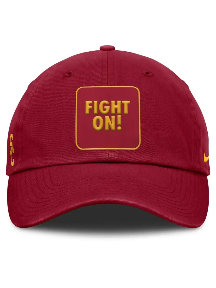 Мужская регулируемая кепка Cardinal USC Trojans Local Club Nike — изображение 3 из 4, красный
