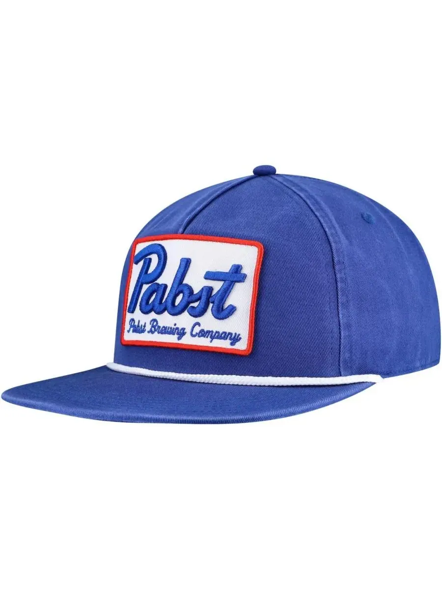 Lids Мужская синяя бейсболка Pabst с регулируемой лентой и шнурком — изображение 1 из 4, синий