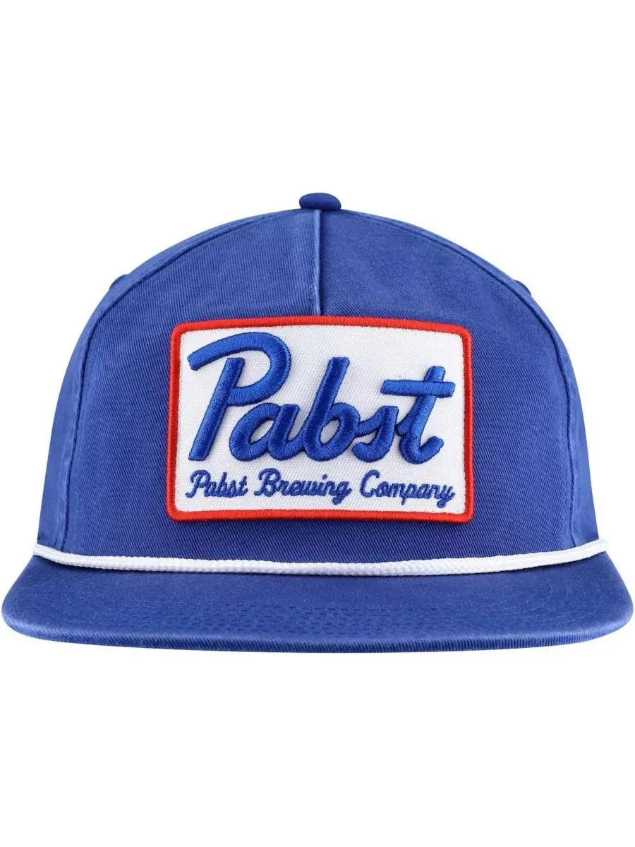 Lids Мужская синяя бейсболка Pabst с регулируемой лентой и шнурком — изображение 2 из 4, синий
