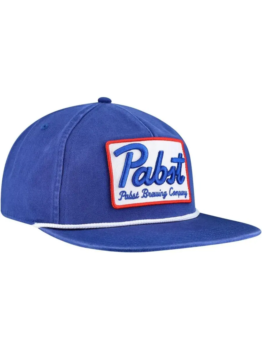 Lids Мужская синяя бейсболка Pabst с регулируемой лентой и шнурком — изображение 3 из 4, синий