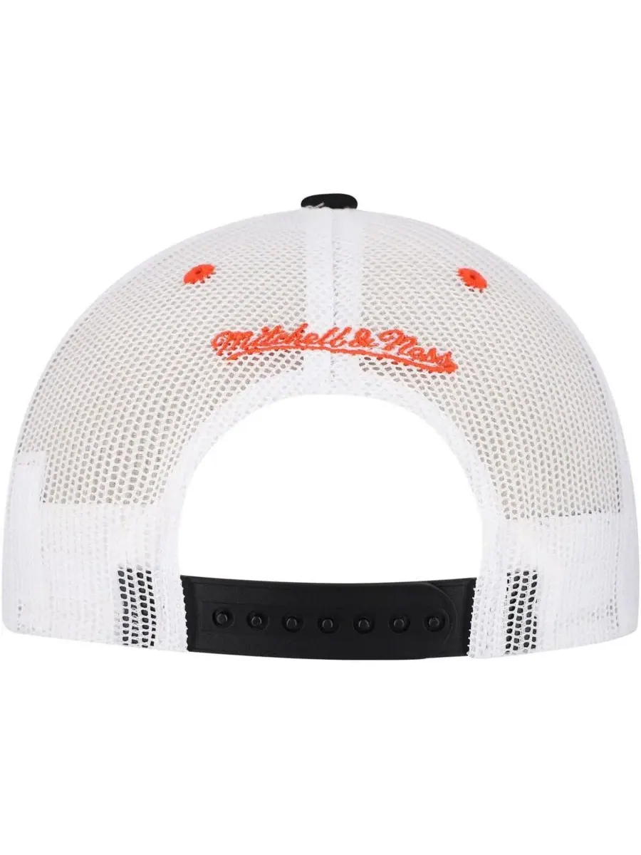 Mitchell & Ness Мужская черная регулируемая кепка-тракер с символикой команды San Francisco Giants — изображение 4 из 4