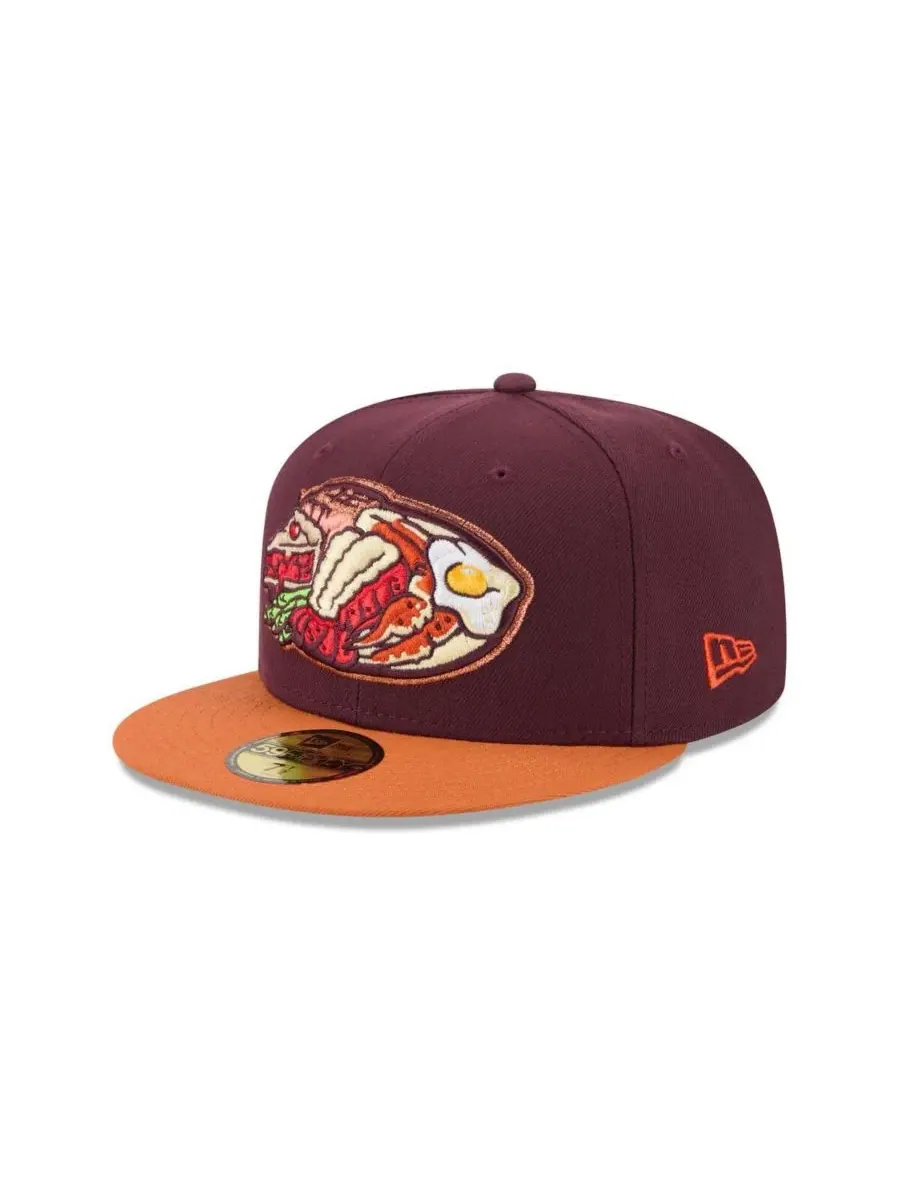 New Era Мужская бордовая кепка-авиатор Las Vegas Theme Nights 59FIFTY Fitted Hat — изображение 1 из 4, бордовый