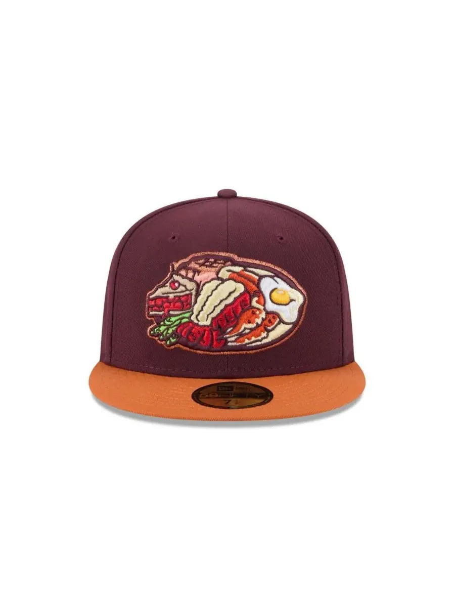 New Era Мужская бордовая кепка-авиатор Las Vegas Theme Nights 59FIFTY Fitted Hat — изображение 2 из 4, бордовый