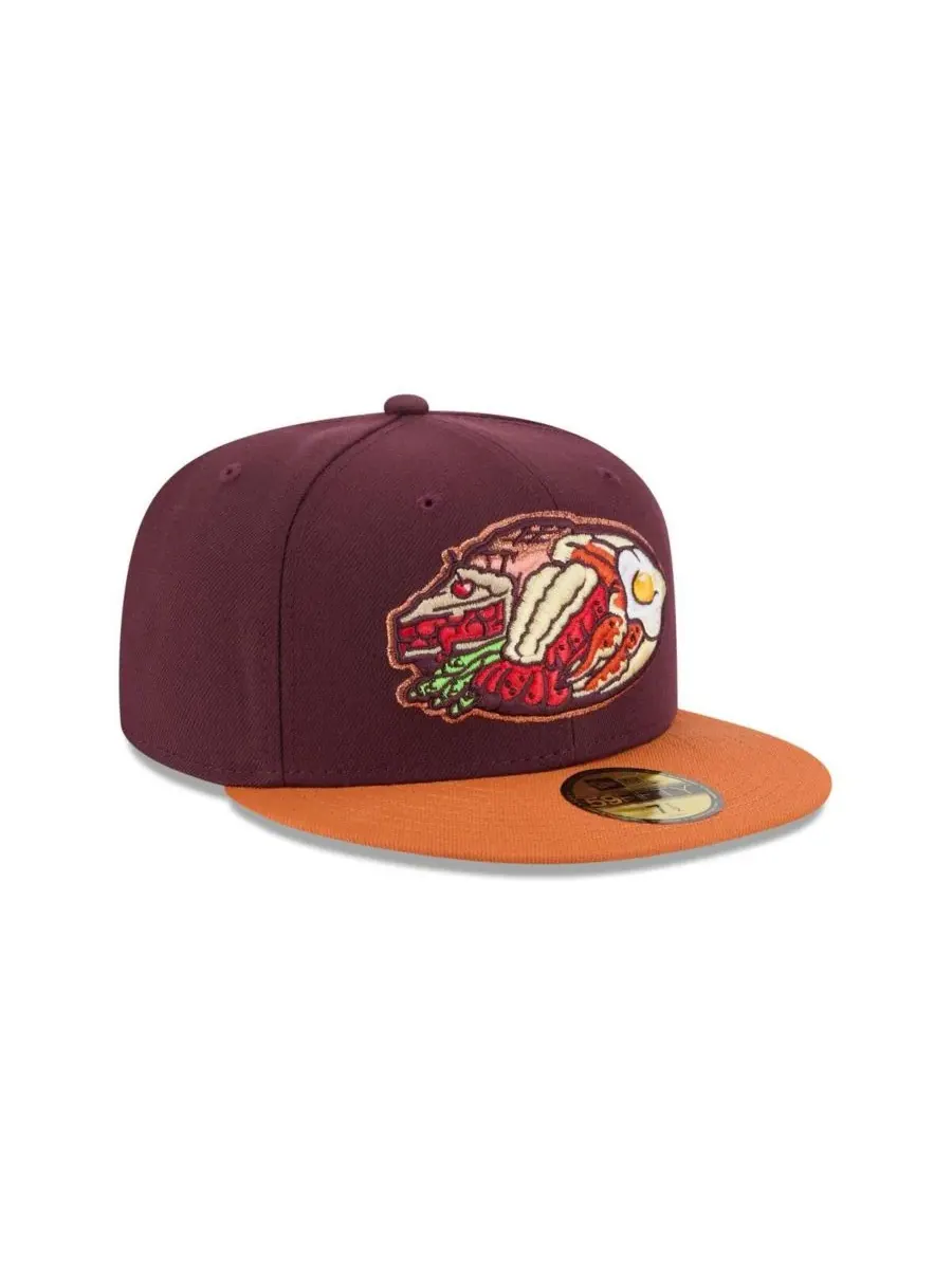 New Era Мужская бордовая кепка-авиатор Las Vegas Theme Nights 59FIFTY Fitted Hat — изображение 3 из 4, бордовый