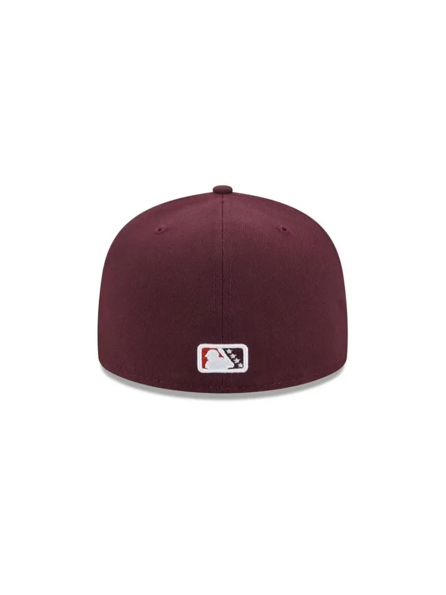 New Era Мужская бордовая кепка-авиатор Las Vegas Theme Nights 59FIFTY Fitted Hat — изображение 4 из 4, бордовый