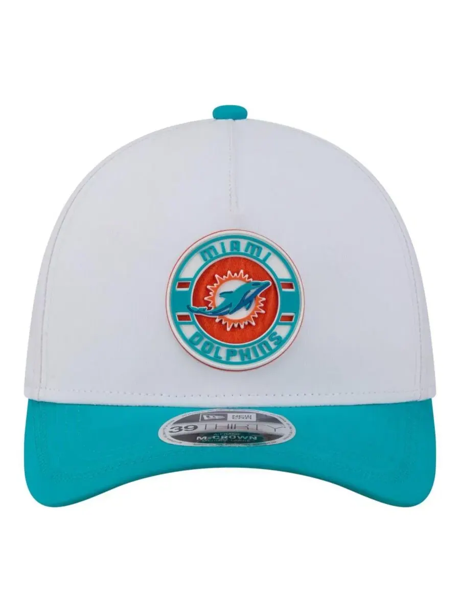 Кепка New Era Patch 39THIRTY M-Crown Perforated Flex Hat — изображение 4 из 4, белый голубой