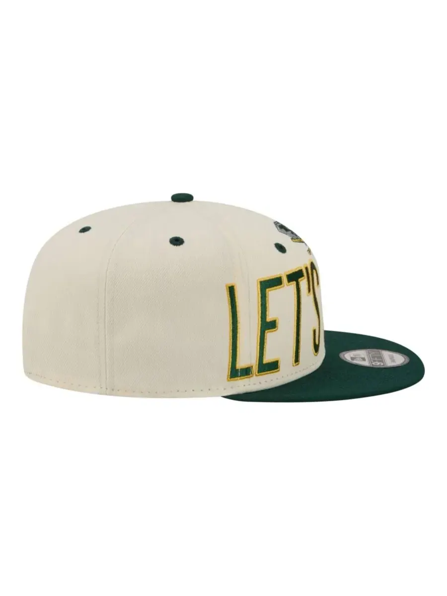 Кепка-снэпбек с вышивкой Oversized Slogan 9FIFTY New Era — изображение 6 из 7, бежевый