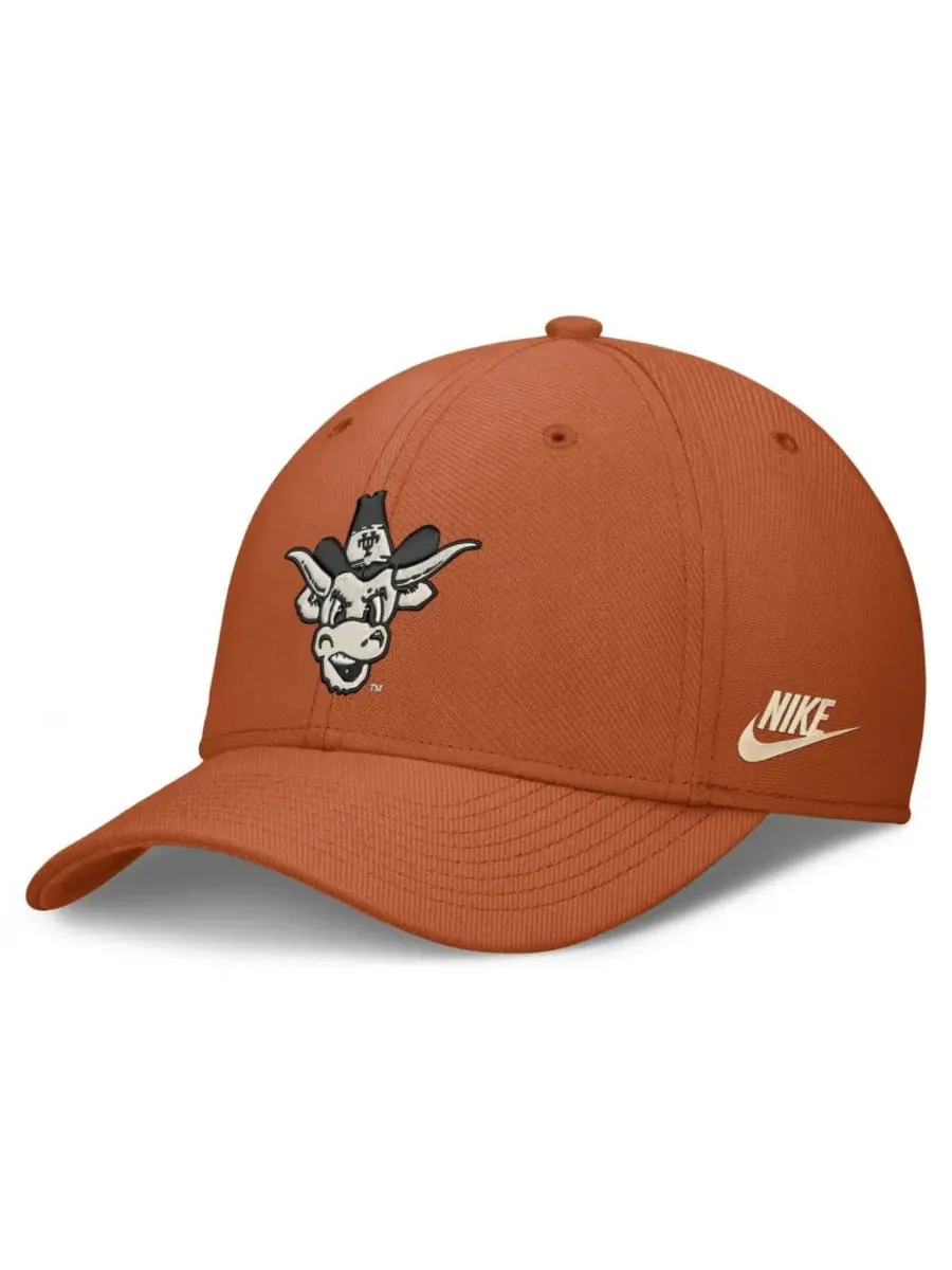 Кепка Nike Dri-FIT Vintage Rise Swooshflex Flex Hat — изображение 1 из 4, оранжевый