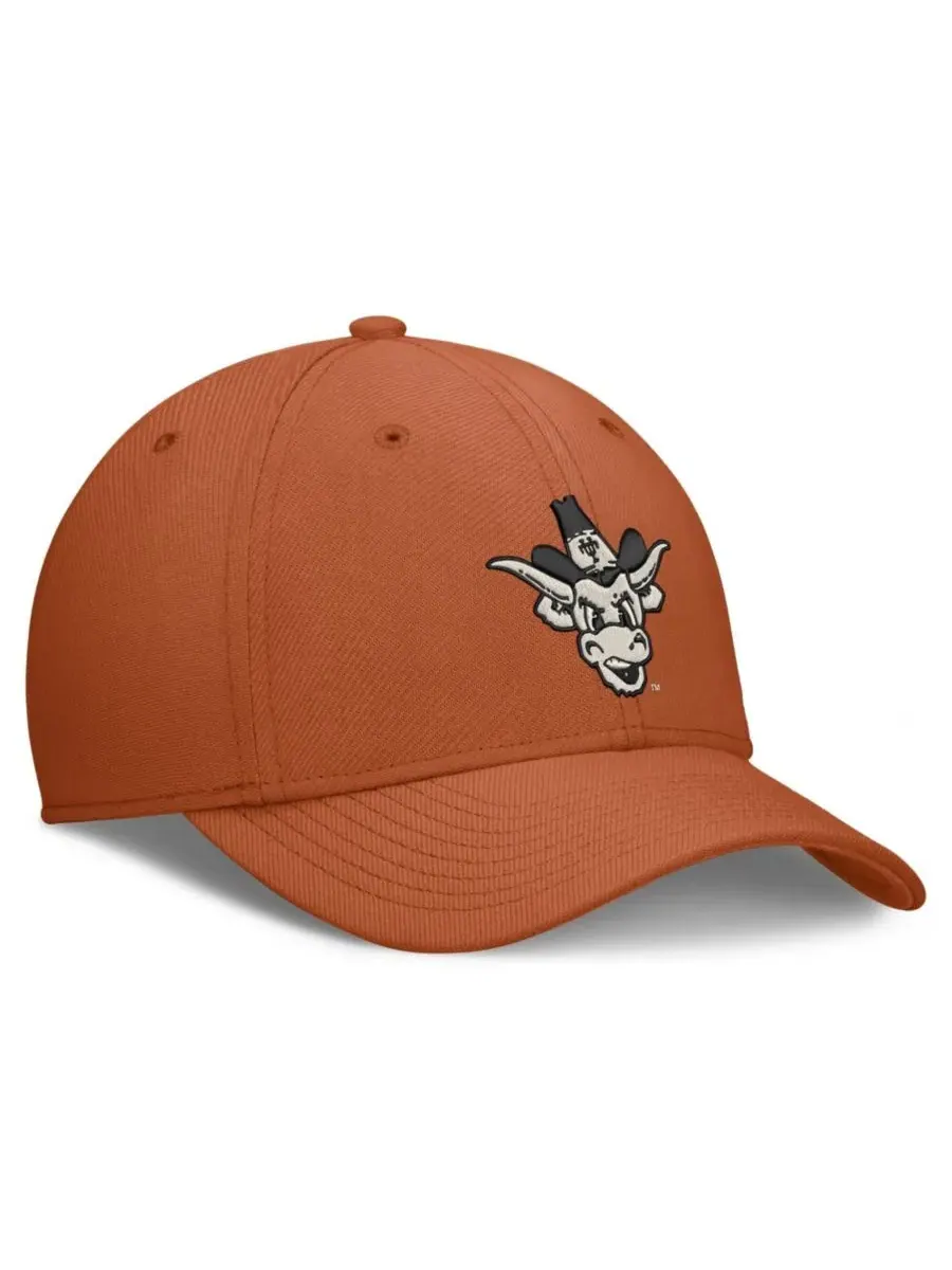 Кепка Nike Dri-FIT Vintage Rise Swooshflex Flex Hat — изображение 3 из 4, оранжевый