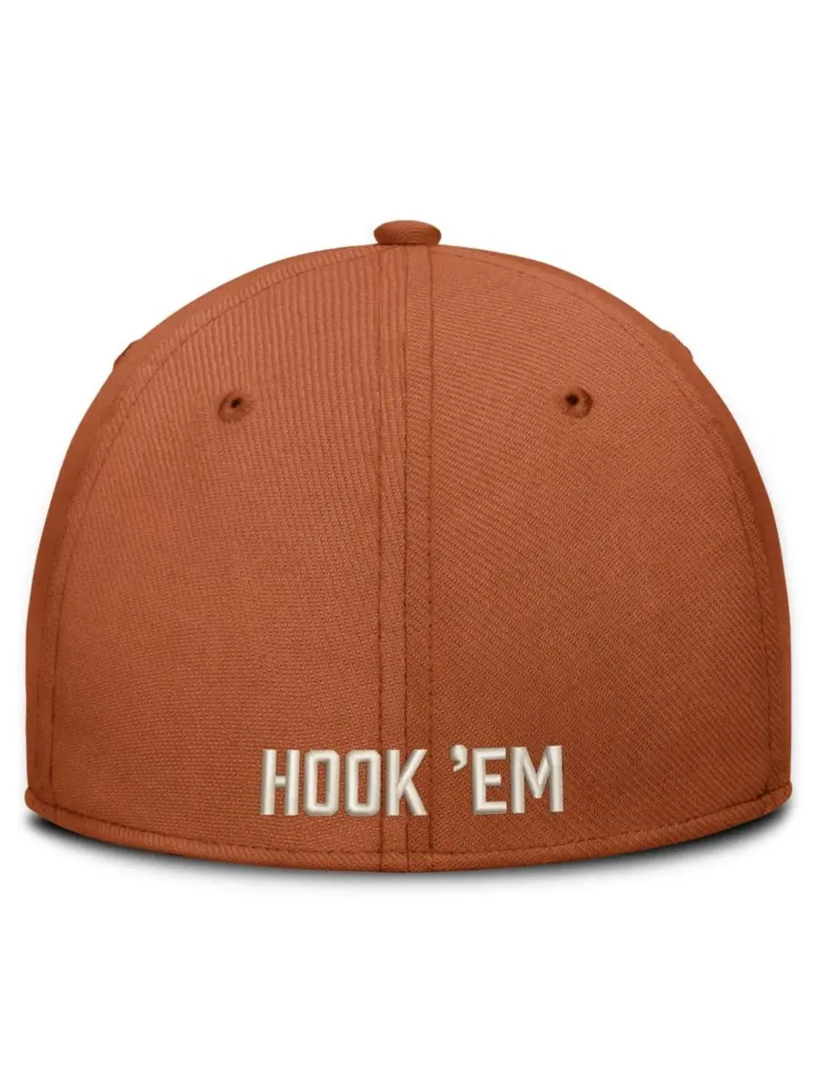 Кепка Nike Dri-FIT Vintage Rise Swooshflex Flex Hat — изображение 4 из 4, оранжевый