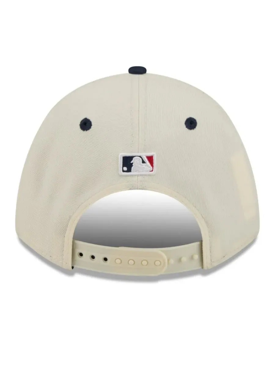 Бейсболка New Era Kansas City Royals USA 250 — изображение 4 из 5, кремовый темно-синий