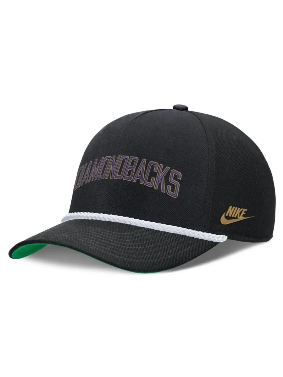 Кепка с вышивкой Arizona Diamondbacks Nike — изображение 3 из 5, черный зеленый