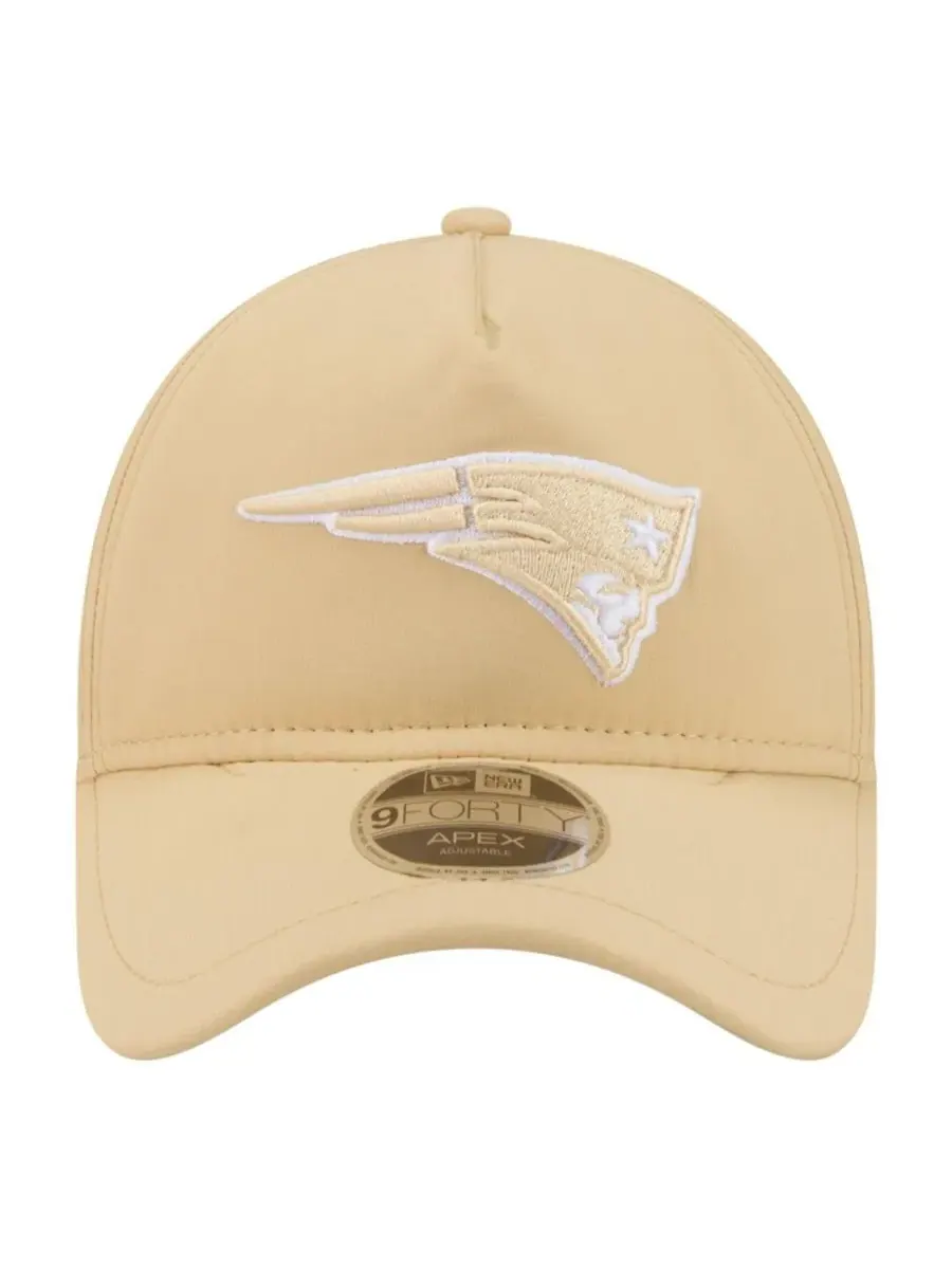 Кепка New Era Apex 9FORTY с вышитым логотипом — изображение 2 из 5, бежевый